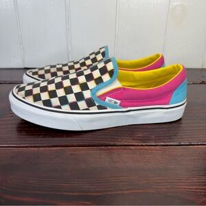 Vans Classic Slip-On Checkerboard Sneakers | Women’s 10.5 / Men’s 9